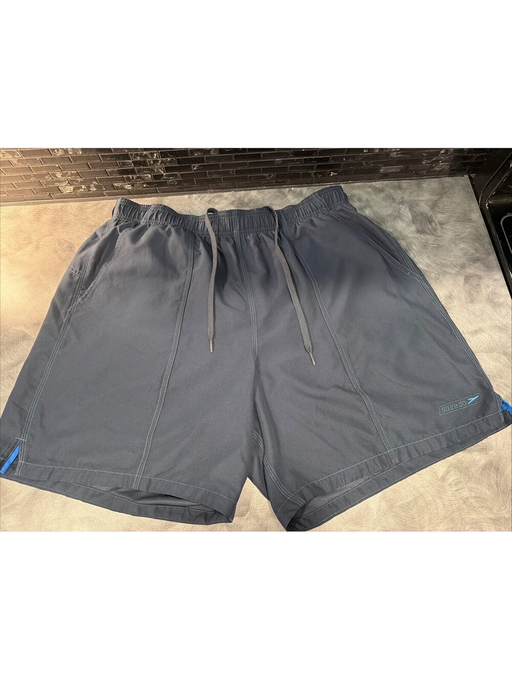 Speedo Men's Dark Navy Swim Trunks Size XL